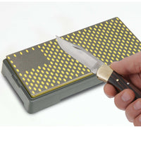 Smith's Diamond Bench Stone - Coarse 325 Grit with Lid, 6 inch x 2.5 inch | DBSC ,