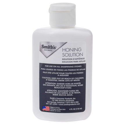 Smith's Honing Solution - 4 ounces Nonpetroleum Based with Built-In Stone | SMHON1 ,