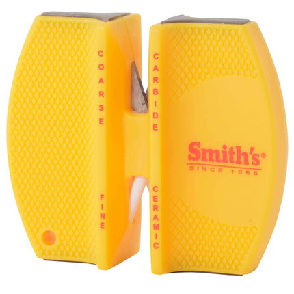 Smith's Knife Sharpener - Crossed Ceramic Rods And Tungsten Carbide Blade | SMCCKS ,