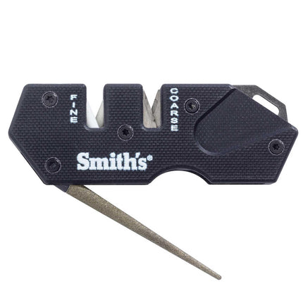 Smith's Knife Sharpener - PP1 Black Mini Tactical G-10 Handle Lightweight | SM50982 ,