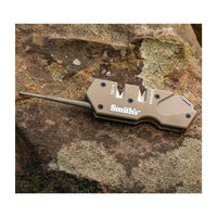 Smith's Knife Sharpener - PP1 Desert Tan Mini Tactical G-10 Handle Compact | SM50983 ,