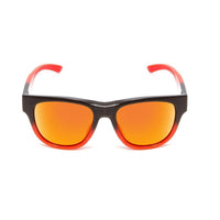 Smith Unisex Sunglasses - Dark Grey/Carbon Red Square Frame | SMITH ROUNDER HWS/X6 ,