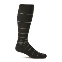 Sockwell Men's Knee High Socks - Circulator Graduated Compression, Black 2 | SW1M ,