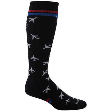 Sockwell Men's Socks - In Flight Graduated Compression, Black, L/XL | SW56M-900-LXL ,