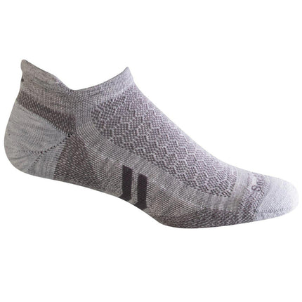 Sockwell Men's Socks - Incline II Micro Light Cushion, Ash, M/L | SW101M-805-ML ,