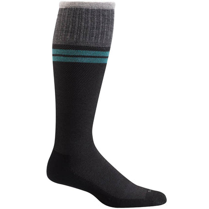 Sockwell Men's Socks - Sportster Graduated Compression, Black, L/XL | SW19M-901-LXL ,