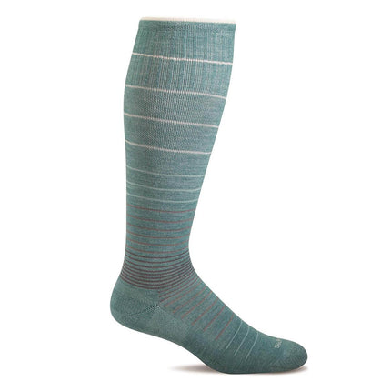 Sockwell Women's Knee High Socks - Circulator Compression, Mineral | SW1W ,