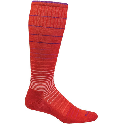 Sockwell Women's Socks - Circulator Graduated Compression, Poppy, S/M | SW1W-230-SM ,