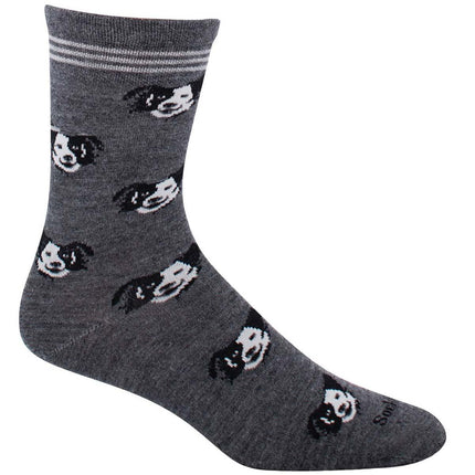 Sockwell Women's Socks - Cuddle Buddy Comfort Crew, Charcoal, S/M | LD179W-850-SM ,
