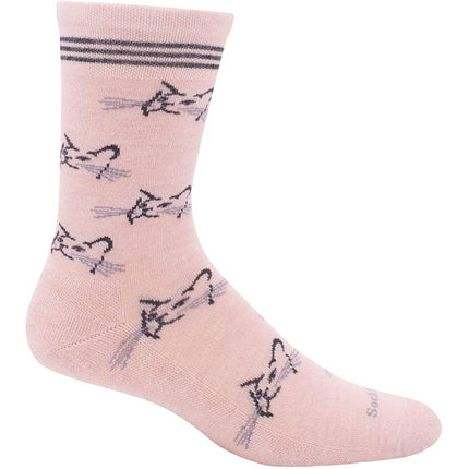 Sockwell Women's Socks - Cuddle Kitty Essential Comfort, Rose, S/M | LD176W-520-SM ,