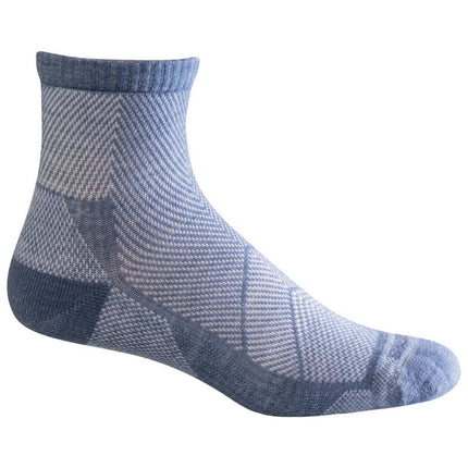 Sockwell Women's Socks - Elevate Quarter Compression, Bluestone, S/M | SW84W-660-SM ,