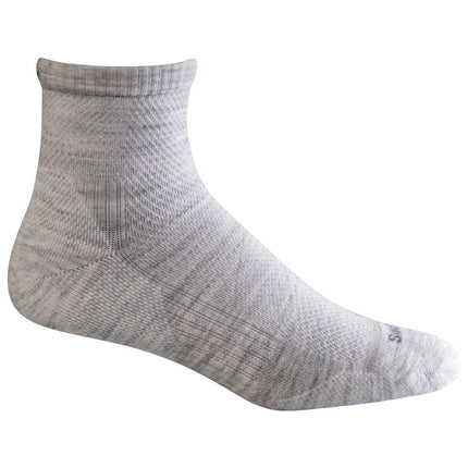 Sockwell Women's Socks - Elevate Quarter Moderate Compression, Ash, M/L | SW84W-805-ML ,