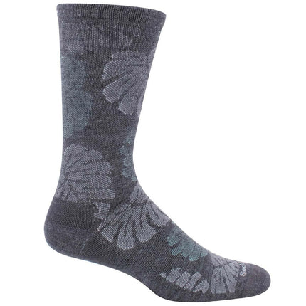 Sockwell Women's Socks - Leafy Graduated Compression, Charcoal, S/M | SW105W-850-SM ,