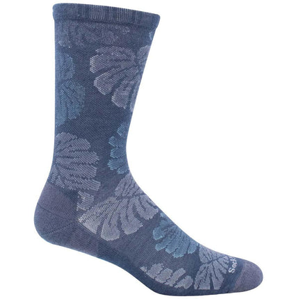 Sockwell Women's Socks - Leafy Graduated Compression, Denim, M/L | SW105W-650-ML ,