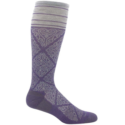 Sockwell Women's Socks - The Raj Firm Graduated Comfort, Plum, M/L | SW70W-350-ML ,