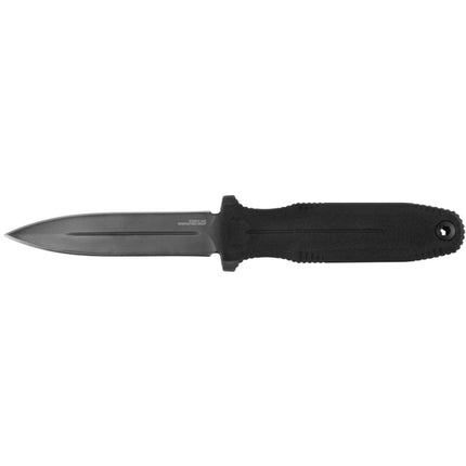 SOG Fixed Knife - Pentagon Fx Spear Point Plain Blade Black Handle | 17-61-01-57 ,