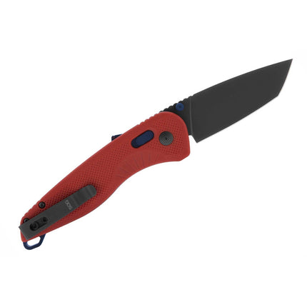 SOG Folding Knife - Aegis AT Tanto Steel Blade Red and Indigo Handle | 11-41-08-41 ,