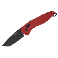 SOG Folding Knife - Aegis AT Tanto Steel Blade Red and Indigo Handle | 11-41-08-41 ,
