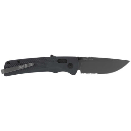 SOG Folding Knife - Flash AT Stainless Steel Blade Urban Grey Handle | 11-18-06-41 ,