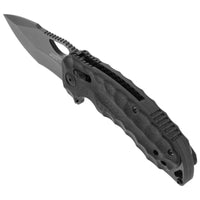 SOG Folding Knife - Kiku XR LTE Black SS Blade with Blackout Handle | 12-27-04-57 ,