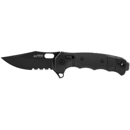 SOG Folding Knife - Seal Xr Partially Serrated Blade with Black Handle | 12-21-05-57 ,