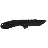 SOG Folding Knife - Tac AU Compact Tanto Partially Serrated Edge Blade | 15-38-10-57 ,