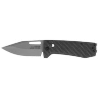 SOG Folding Knife - Ultra XR Gray Stainless Steel Clip Point Blade | 12-63-01-57 ,