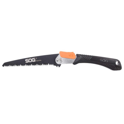 SOG Folding Saw - High Carbon Steel Blade with Black Handle and Nylon Sheath | F10N-CP ,