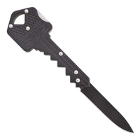 SOG Key Knife - Hardcased Black Drop Point Straight Edge Blade Folding | KEY-101 ,