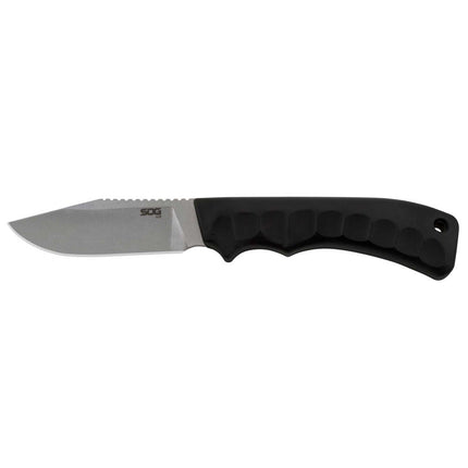 SOG Knife - Ace Fixed Stonewashed Stainless Steel Blade with Nylon Sheath | ACE1001-CP ,