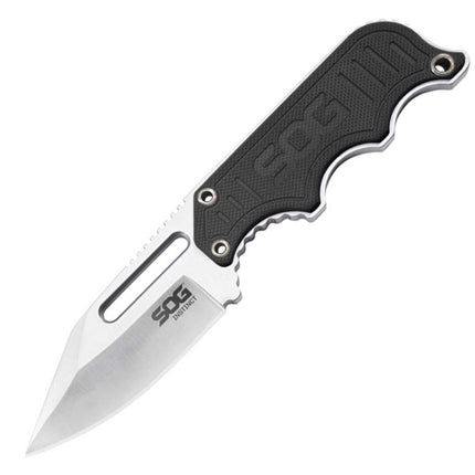 SOG Knife - Instinct Clip Point Plain Fixed Steel Blade with G10 Handle | NB1012-CP ,