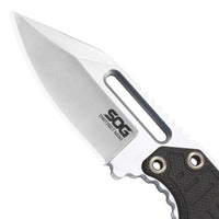 SOG Knife - Instinct Mini Clip Point Fixed Steel Blade with G10 Handle | NB1002-CP ,