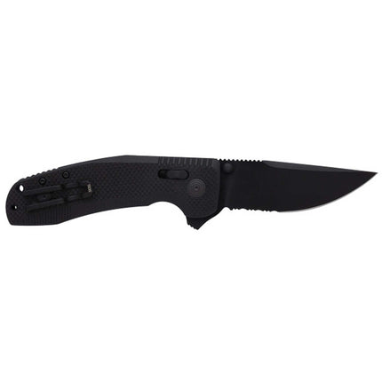 SOG Knife - Tac XR Partially Serrated Edge CRYO D2 Steel Blade Folding | 12-38-03-41 ,