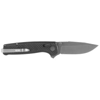 SOG Knife - Terminus XR LTE Black Handle Graphite TiNi Steel Blade Folding | TM1032-BX ,