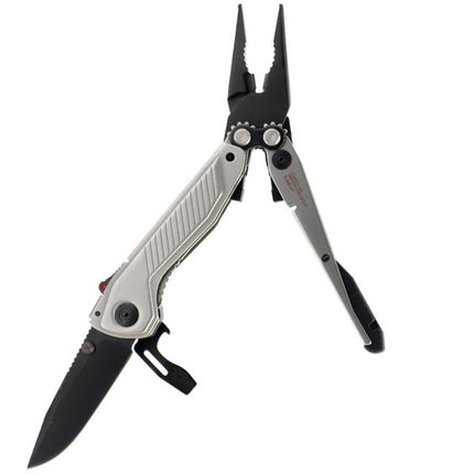 SOG Multi-Tool - Flash MT CRYO D2 Silver and Black Stainless Steel Blade | 29-55-01-41 ,