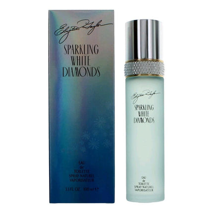 Sparkling White Diamonds by Elizabeth Taylor, 3.4 oz Eau De Toilette Spray for Women ,