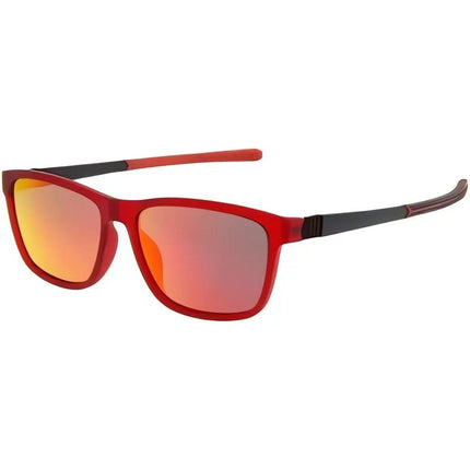 Spine Men's Sunglasses - Orange Lens Red/Black Square Shape Frame | SPINE SP3013 286 ,