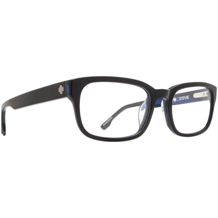 Spy Men's Eyeglasses - Full Rim Black/Blue Horn Plastic | SPY STEVIE BLACKBLUE HORN ,