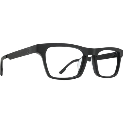 Spy Men's Eyeglasses - Full Rim Matte Black Plastic Square Frame | SPY ZADE MATT BLACK ,