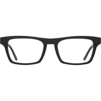 Spy Men's Eyeglasses - Full Rim Matte Black Plastic Square Frame | SPY ZADE MATT BLACK ,