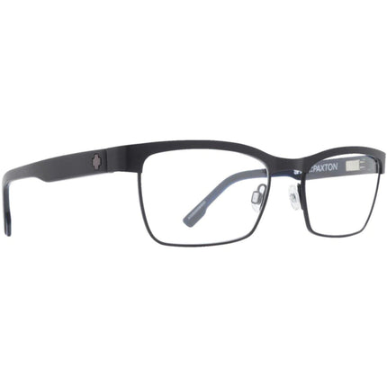 Spy Men's Eyeglasses - Full Rim Metal Frame | SPY PAXTON MATT BLACKBLACK BLUE HORN ,