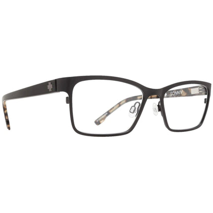 Spy Women's Eyeglasses - Matte Black/Black Tortoise | SPY SONNY MATT BLACKBLACK TORT ,