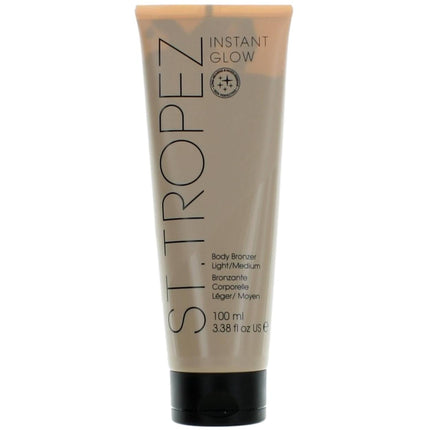 St. Tropez Unisex Face and Body Bronzer - Instant Glow Light Medium, 3.3 oz ,