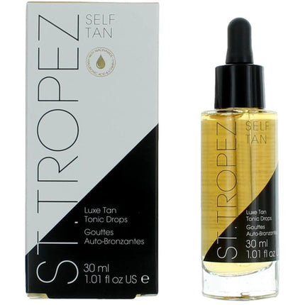 St. Tropez Unisex Luxe Tan Tonic Drops - Self Tanner, 1 oz ,