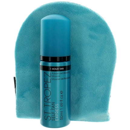 St. Tropez Women's 2 Piece Kit - Express Self Tan Bronzing Mousse, Applicator Mitt ,