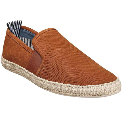 Stacy Adams Men's Espadrille - Nino Slip On, Cognac, Size 11.5M | 25454-221-115M ,