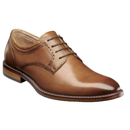 Stacy Adams Men's Oxford Shoe - Faulkner Plain Toe Cognac | 25305-221 ,