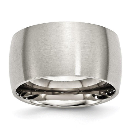 Stainless Steel 12mm Brushed Band ,