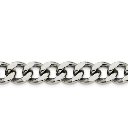 Stainless Steel 13.75mm 8.5in Curb Chain ,