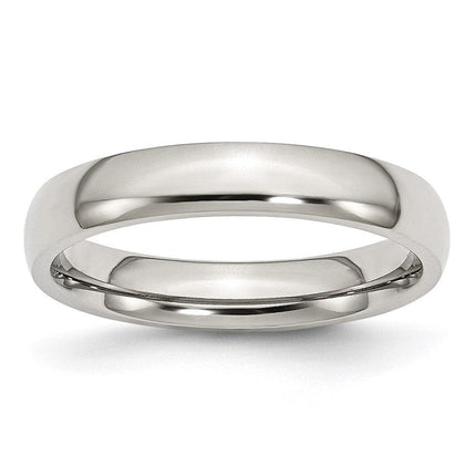 Stainless Steel 4mm Polished Band ,